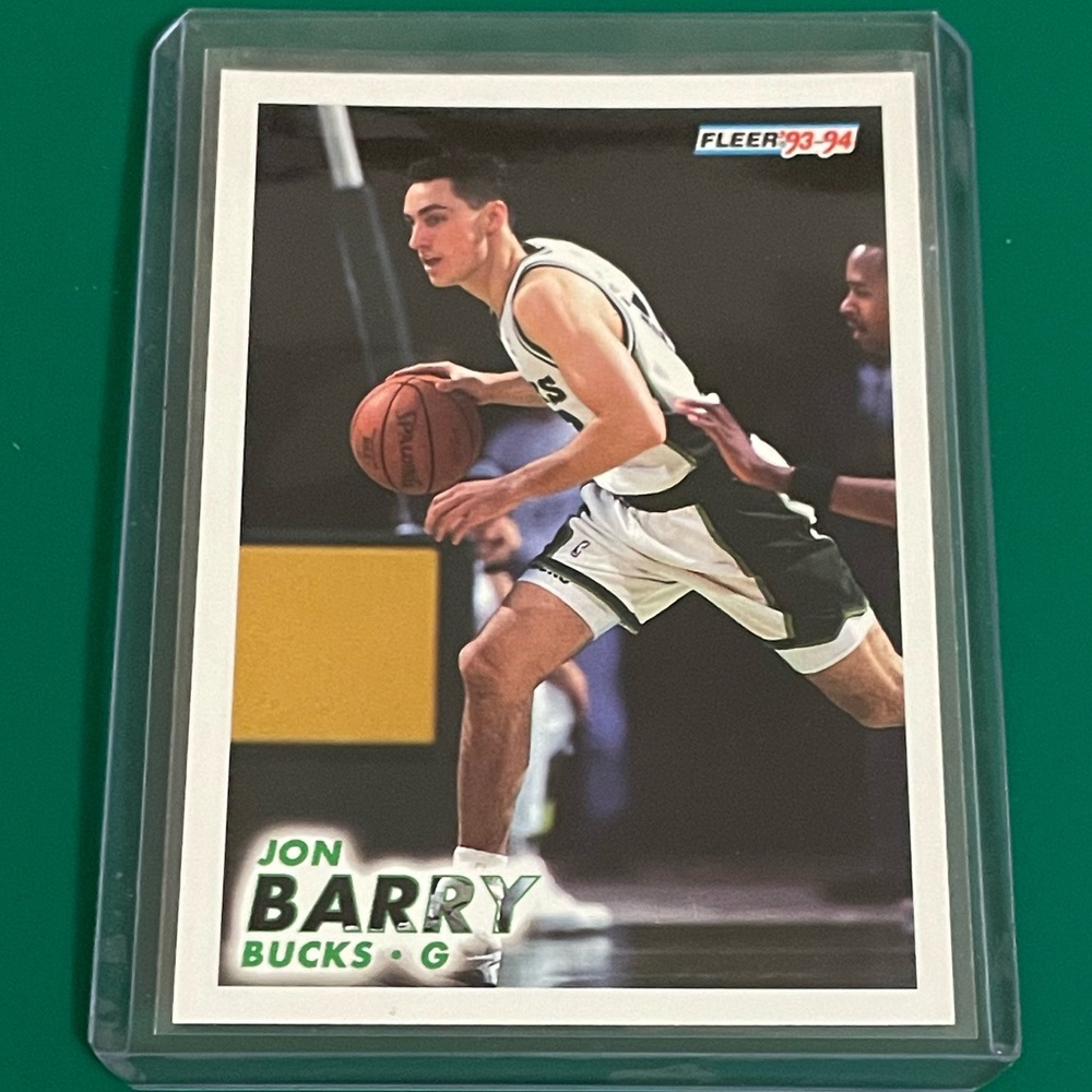 Jon Barry #115 1993-94 Fleer Basketball Trading Card